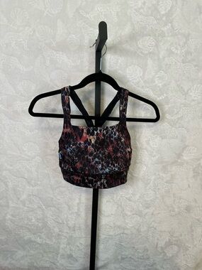 FP Movement by Free People Snake-Print Sport Cami - Black & Burgundy